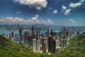 Hong Kong från Victoria Peak